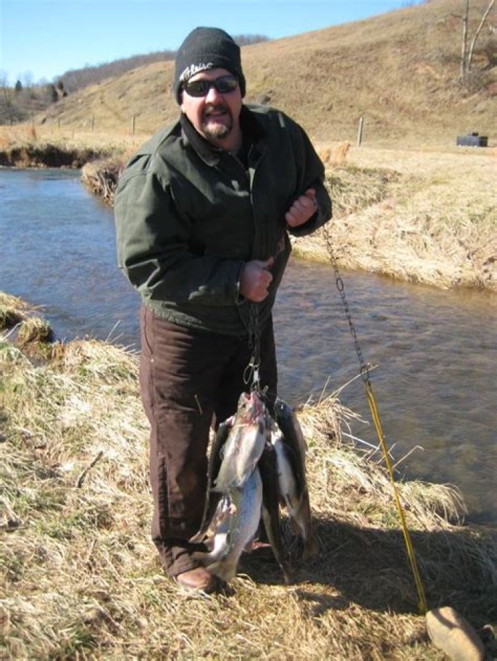 TJ with some trout Fishing Pictures, Trout, Brown Trout