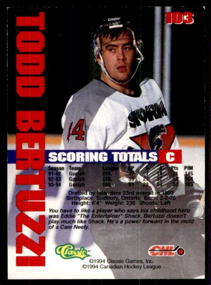 Todd Bertuzzi joins broadcast