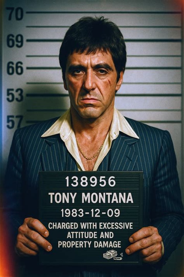 Tony Montana ️ Portrait modern painting canvas print tmn2