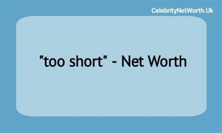 Too Short Net Worth Celebrity Net Worth