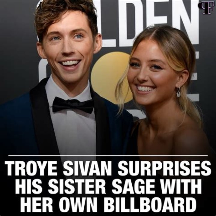 Troye Sivan Took His Sister Sage Mellet to the Golden Globes PAPER