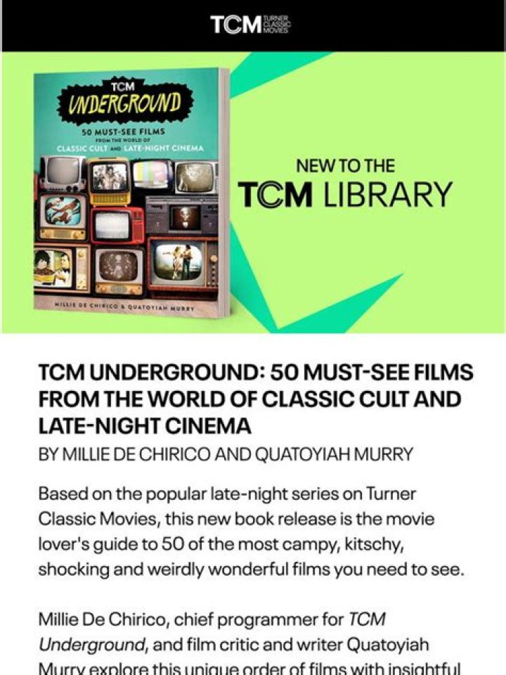 Tune in to TCM Tonight! Dig Into Classic Underground