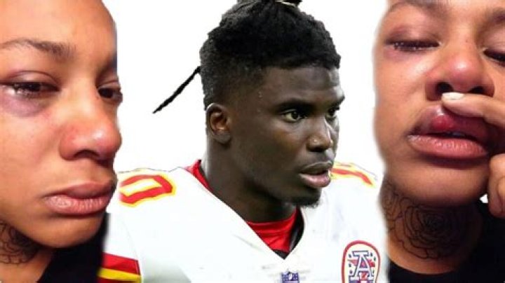 Tyreek Hill And Crystal Espinal American football player tyreek hill