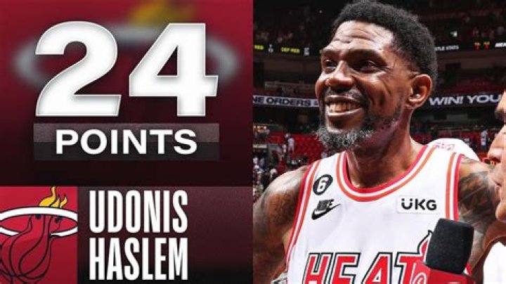 Udonis Haslem misses Heat game to watch son win state title with No. 5