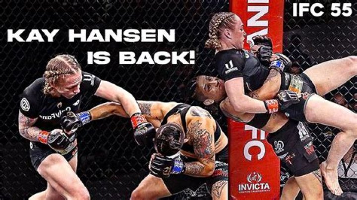 UFC News Kay Hansen reacts to being among the top 2 of creators on