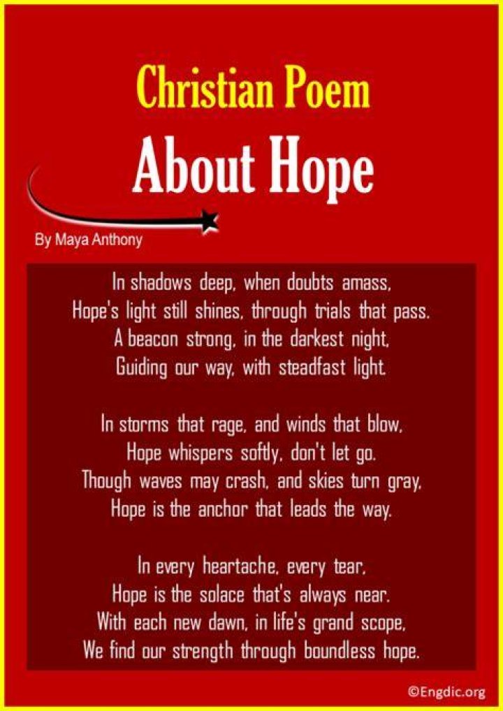Upbeat Inspirational Poems Hope DU Poetry