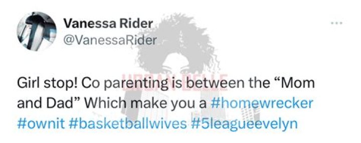 Vanessa Rider is Still Denying Evelyn Lozada Has CoParenting