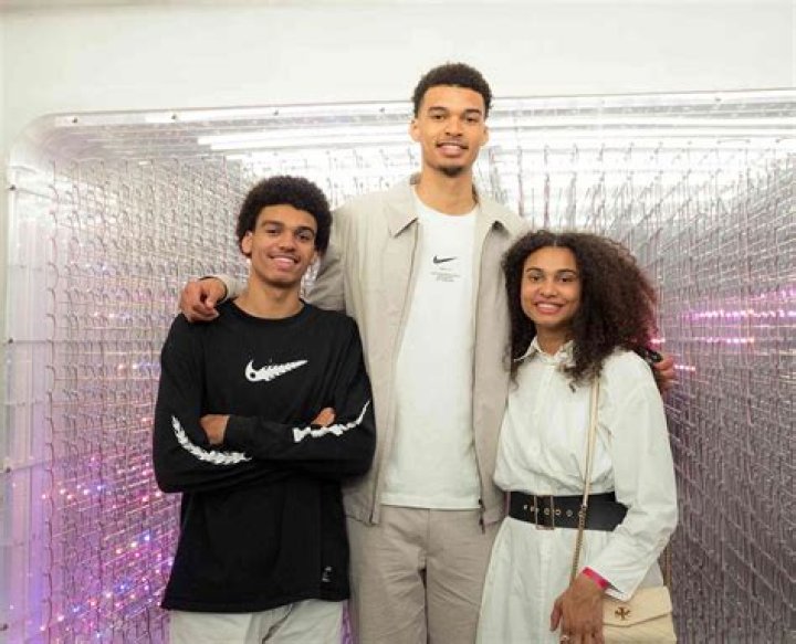 Victor Wembanyama’s Sister Eve Wows in Plunging Suit at NBA Draft