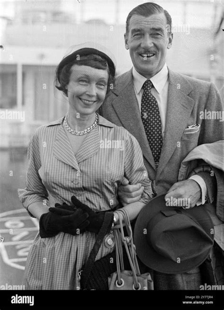 Walter Pidgeon and his wife Ruth Walter pidgeon, Hollywood, Hollywood