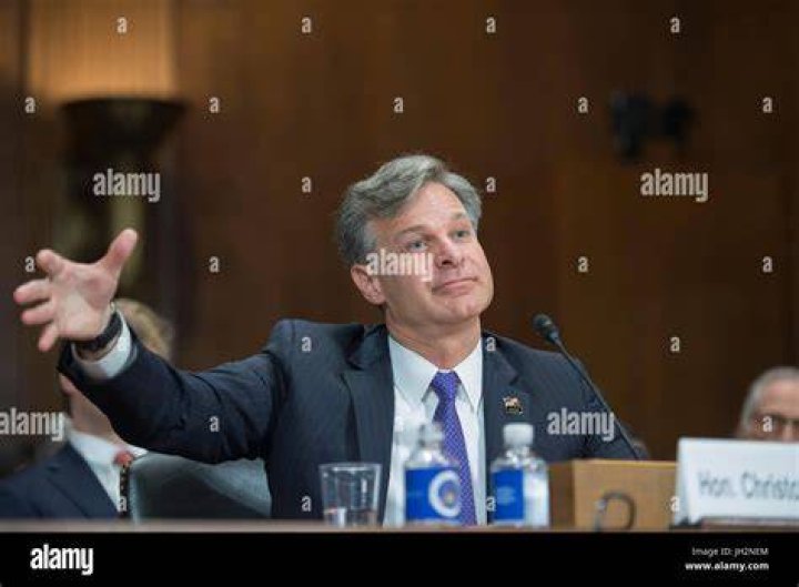 Washington DC, July 12, 2017, USA Christopher Wray testifies at his