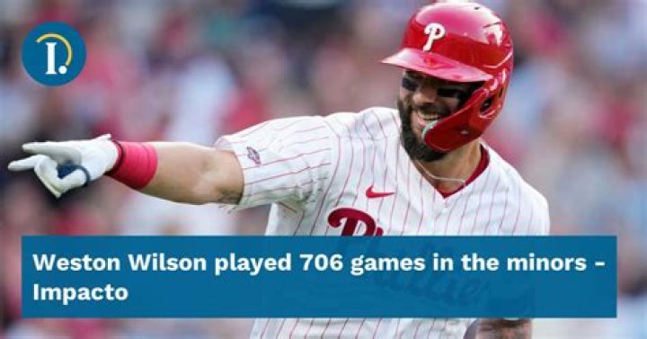 Weston Wilson played 706 games in the minors. The 28yearold rookie