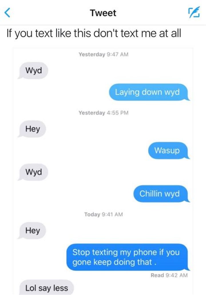 What Do WYDN Mean In Texting? Mastery Wiki