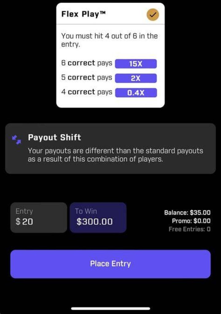 What does Payout Shift mean? r/PrizePicks