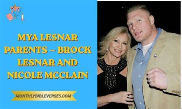 Who Is Nicole McClain? Mother Of Brock Lesnar Daughter Mya Lesnar