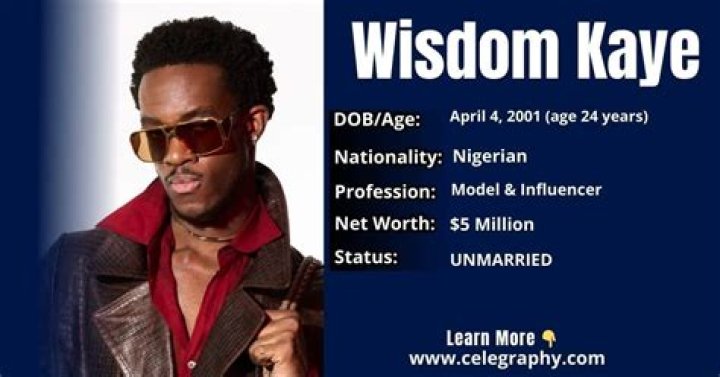 Wisdom Kaye Net Worth, Biography, Early Life, Education, Career