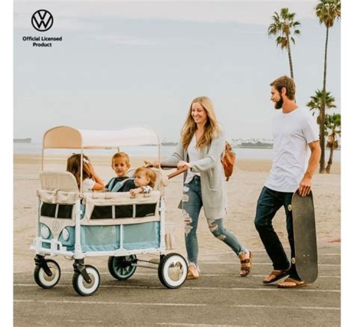 Wonderfold VW4 Volkswagen Stroller Wagon in Bondi Blue