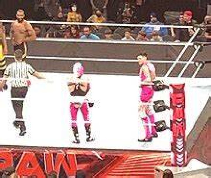 WWE high flying legend Rey Mysterio Jr (Oscar Gutierrez) and his wife